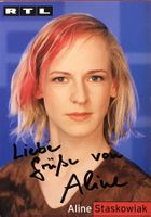 Aline Staskowiak Hinter Gitt Autogramm signiert Foto 10x15cm