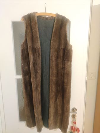 Edle Echtpelz-Weste in Braun | Gr. M | Vintage | Top Preis
