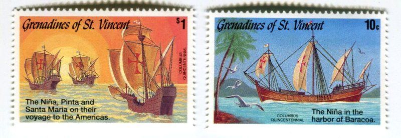 Alle Briefmarken: Briefmarken "Schiffe. Kolumbus". St. Vincent – Neu und originalverpackt aus Basel von Butsch5