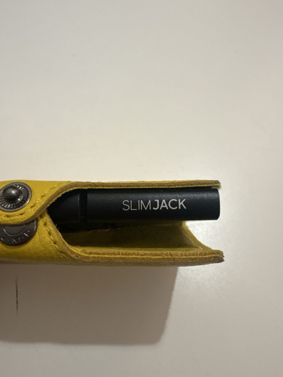 Brieftaschen: Kartenetui Slimjack Leder gelb – Gebraucht aus Roggliswil von Marla1 1