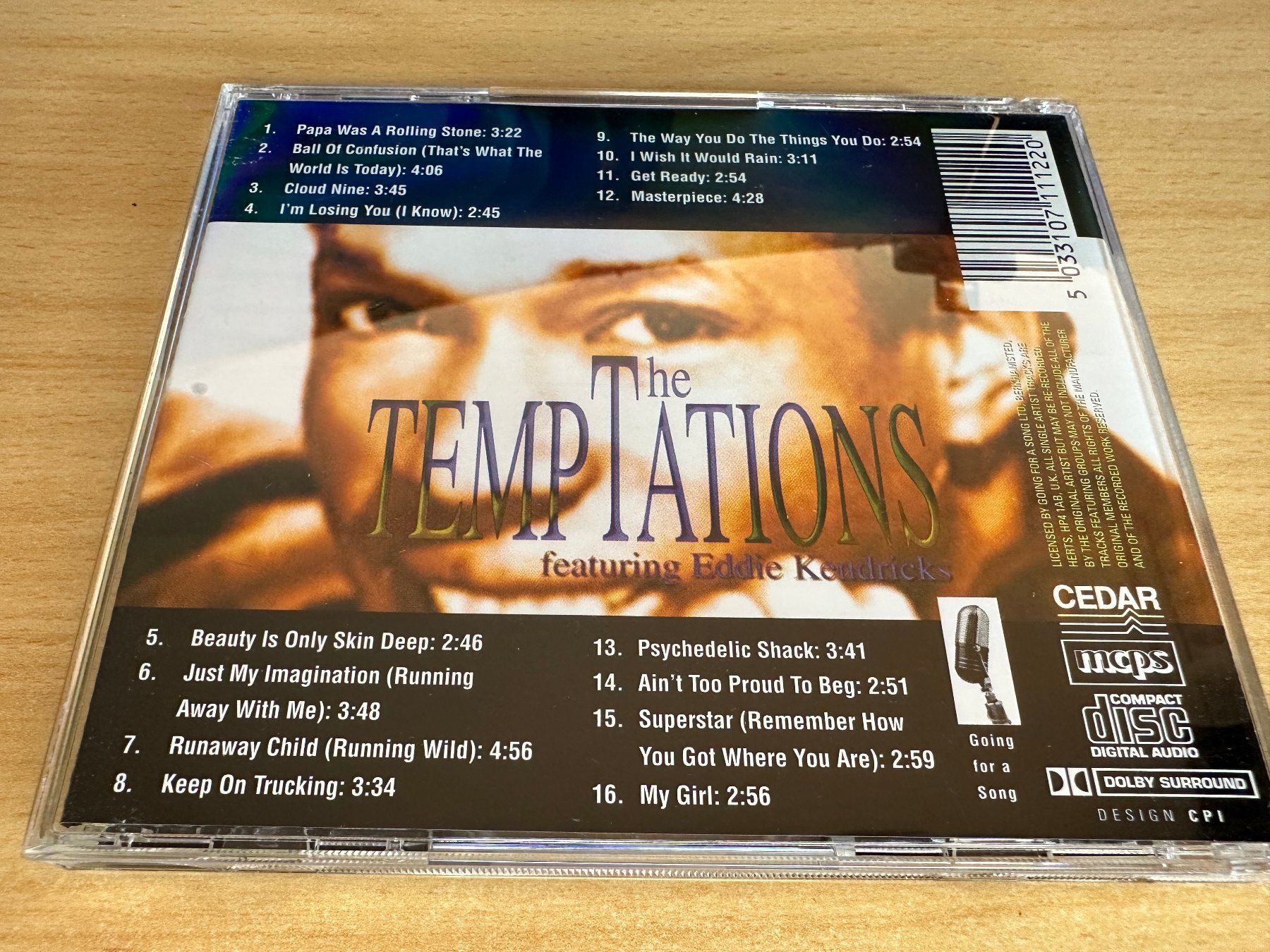 CD: The Temptations Featuring Eddie Kendricks – The Temptations – Usato da Rikon im Tösstal venduto da Alpenmutz 1