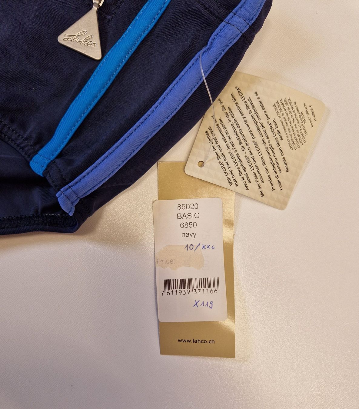 Lahco Badehosen: Badehose Herren XXL Lahco Basic Navy / Rabatt 50% - 70%!!! – Neu und originalverpackt aus Braunau von Brand-Store 2