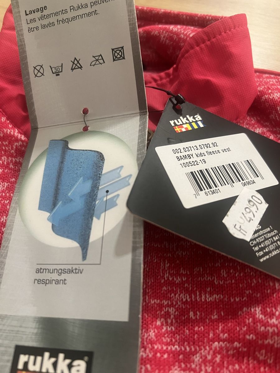 Rukka Altro abbigliamento per bambino: Rukka gilet neu 80 – Nuovo e nell'imballaggio originale da Triesen venduto da Yellow1818 3