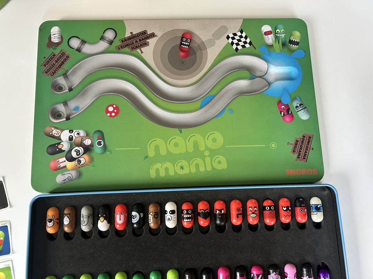 Migros Giochi: Nano mania complet + doubles + stickers – Usato da Lausanne venduto da mmangiol 1