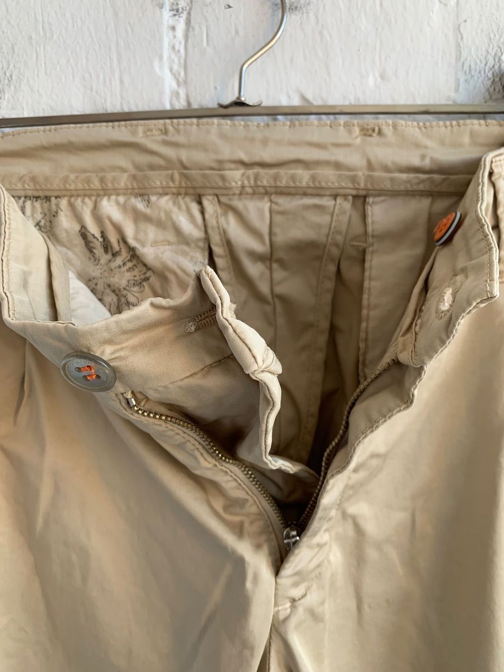 Pantaloni: Beige Herren Stoffhose von Manuel Ritz – Usato da Bern venduto da Fraeuleinhonig 3