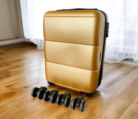 KABINENGEPÄCK Polycarbonat S 52CM gateBAG GOLD NEU