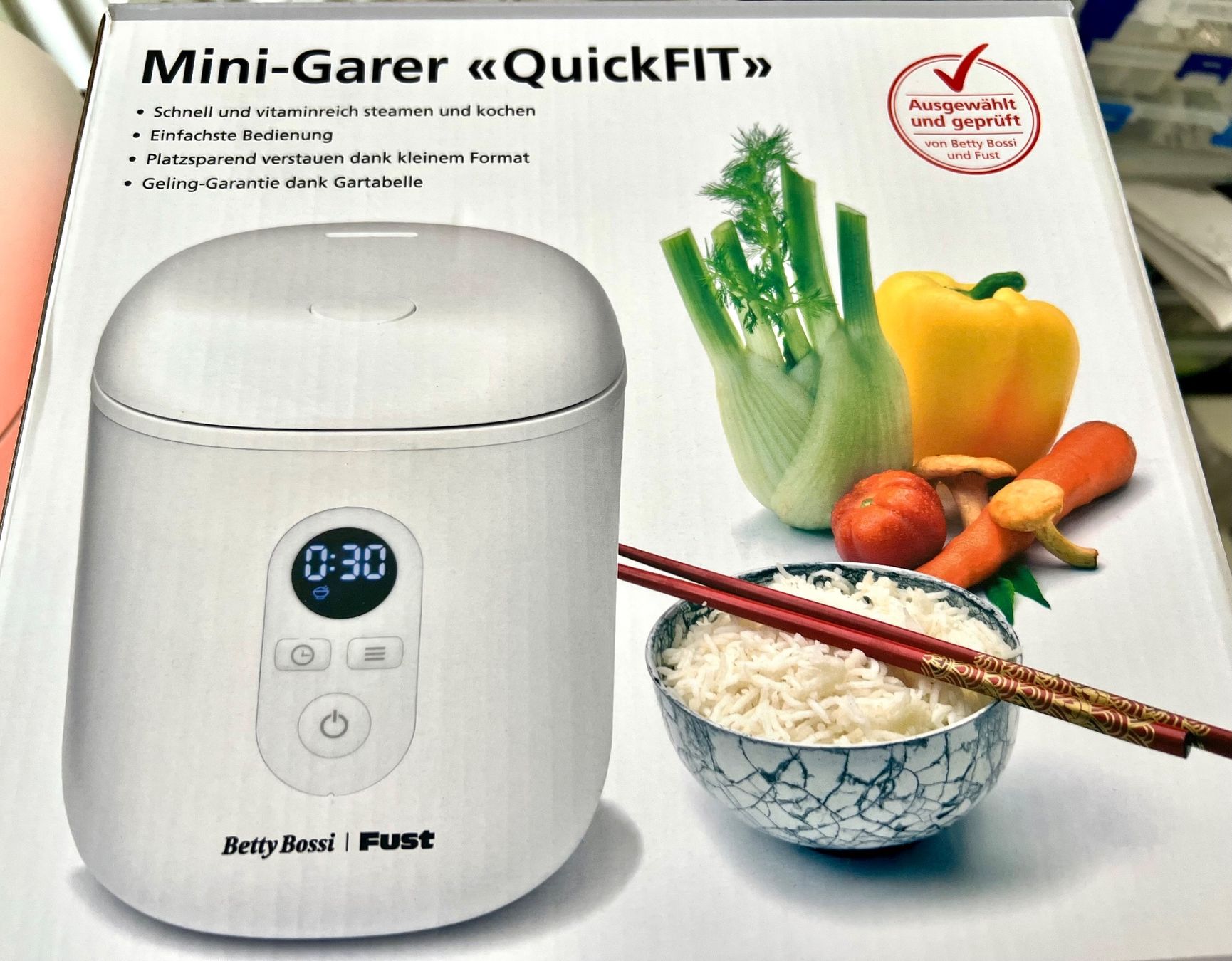 Küchengeräte: NEU & UNBENUTZT - Betty Bossi / Fust Mini-Garer QuickFIT – Neu und originalverpackt aus Ruswil von artbyhand 2