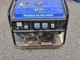 Power Plus 5500 Stromgenerator - ideal für Camping!