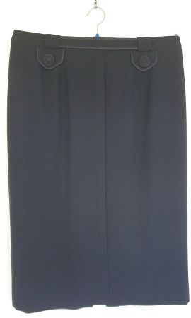 Jupe Damen schwarz Wolle Grösse 42 von Mady Paris