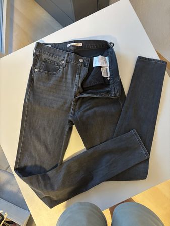 Levi's Mile High Super Skinny Jeans W29 L34 Grey Used