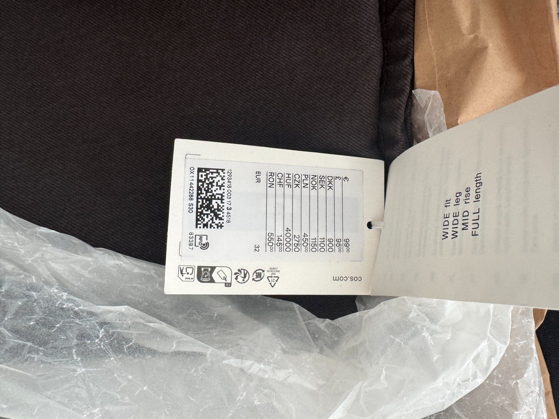 Cos Jeans: COS Men jeans 32 – Nuovo e nell'imballaggio originale da Zürich venduto da Patrycja_Hoelm_1 1