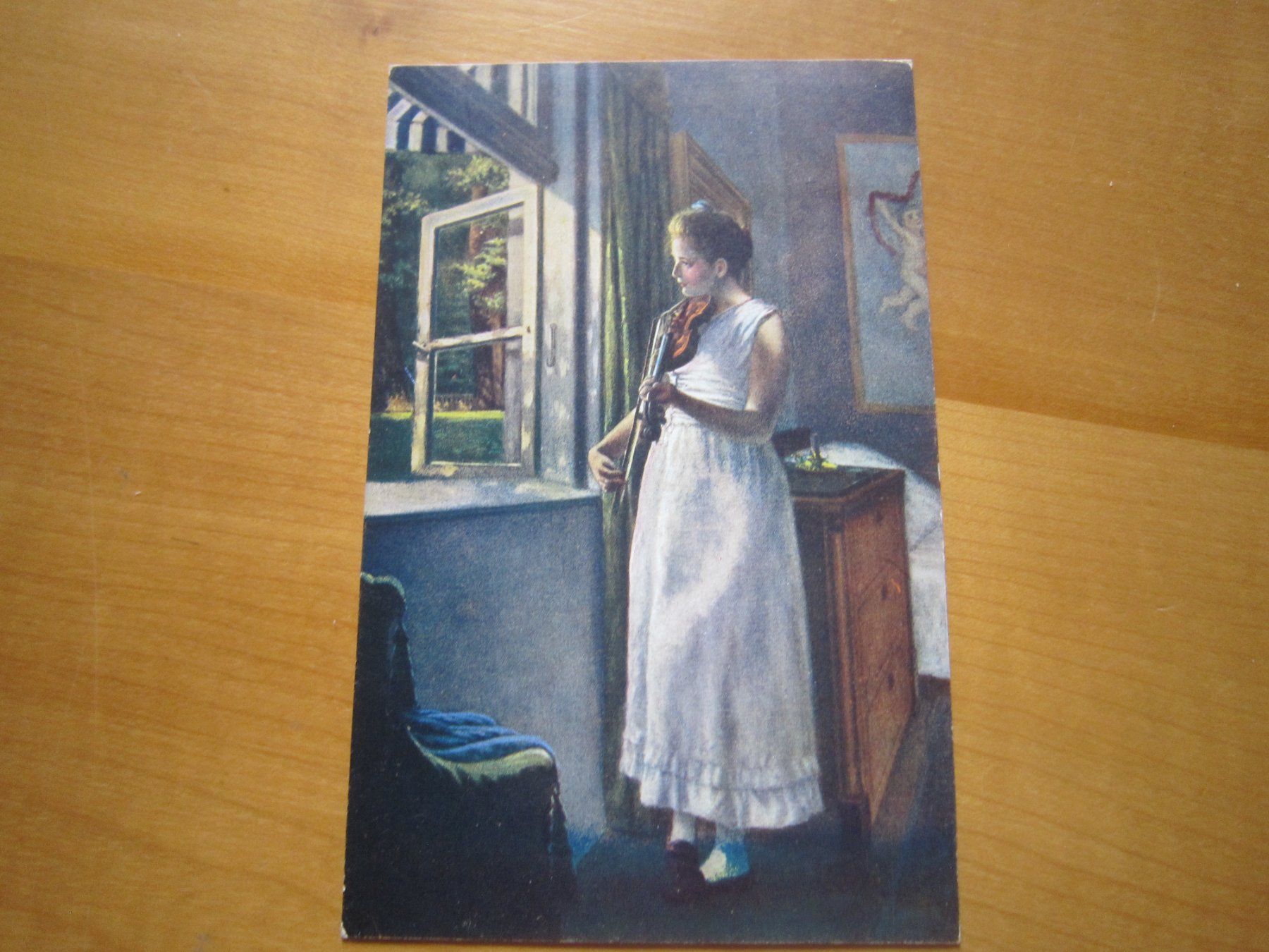 Cartoline postali: No 8  Postkarte Morgenlied Stempel Luzern 1920 – Usato da Gordola venduto da Polentaefung