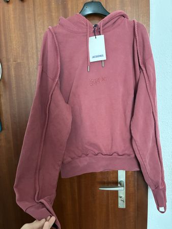 Jacquemus Hoodie Le Sweatshirt Cam Argue Dark Red XXS