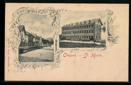 Passepartout-AK Chézard-St. Martin, Str