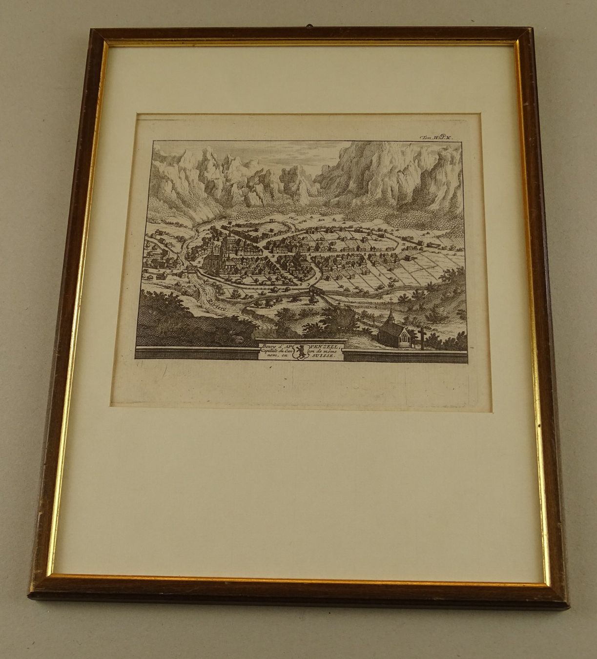 Incisioni: APPENZELL, KUPFERSTICH 1778 – Usato da Grüningen venduto da Kartensammler 1