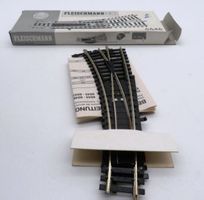 Fleischmann H0 6646: Bogenweiche links, Neusilber Pr. 2,7 mm