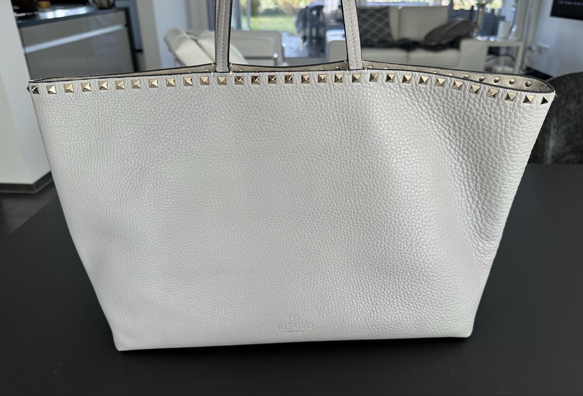 Valentino Borse da donna: Valentino Tasche Shopper Grau – Usato da Oberwil BL venduto da anjalina1983 1
