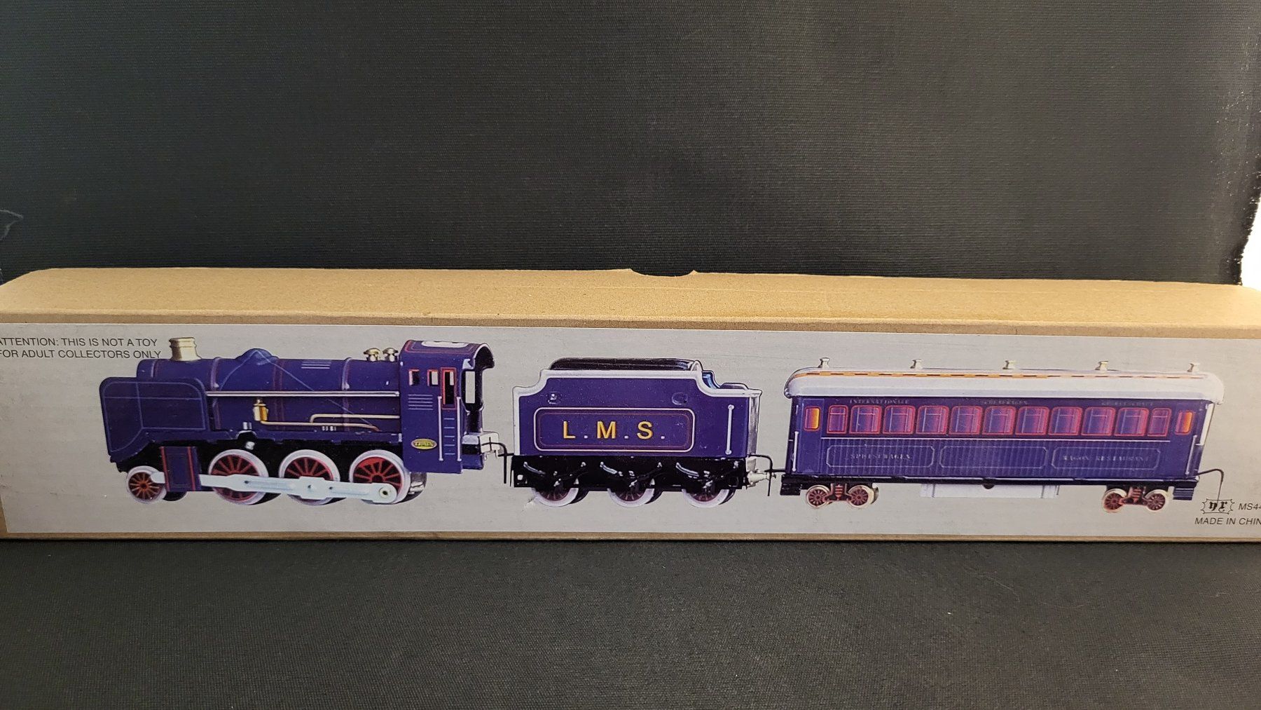 Spielzeuge: Blech-Eisenbahn L.M.S. mit Schlüssel-Aufzug – Neu und originalverpackt aus Basel von spinne02 6