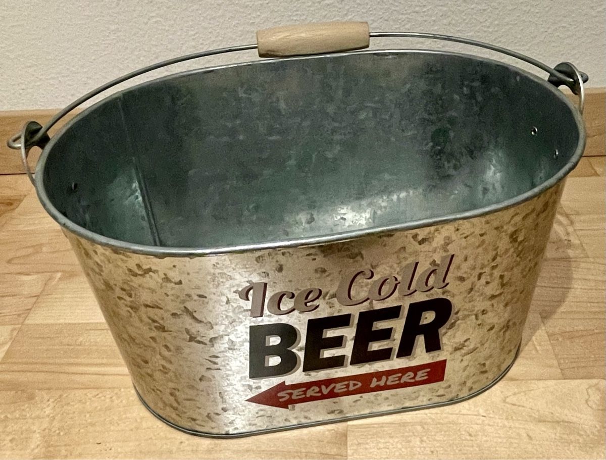Altro per la casa: Ice Cold Beer Bierkühler Metalleimer Kühler Kühlbox – Nuovo (secondo la descrizione) da Zürich venduto da mar_9xc5