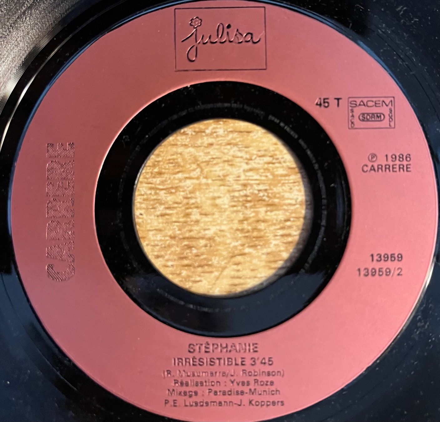 Dischi in vinile: STEPHANIE - OURAGAN – Usato da Bussigny venduto da vinyl-pas-cher 3