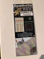 1/32 JUNKERS J.1 FABRIC SEATBELTS FÜR WINGNUT