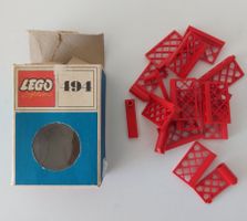 Alte LEGO Set 494 Zäune rot Vintage Retro Gittertüren Teile