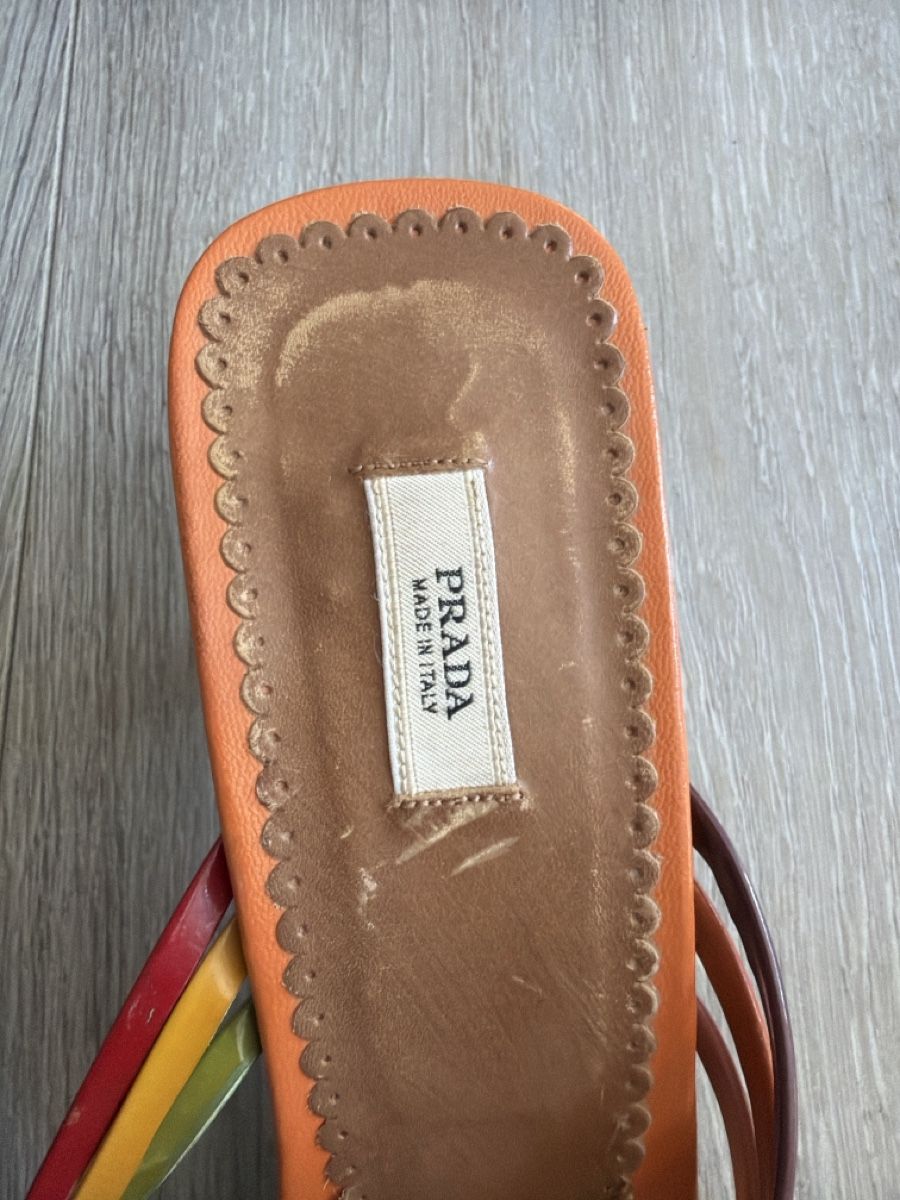 Prada Scarpe da donna: Sandales Prada multicouleur cuir pointure 37 – Usato da Forel (Lavaux) venduto da vuf_rdl9 3