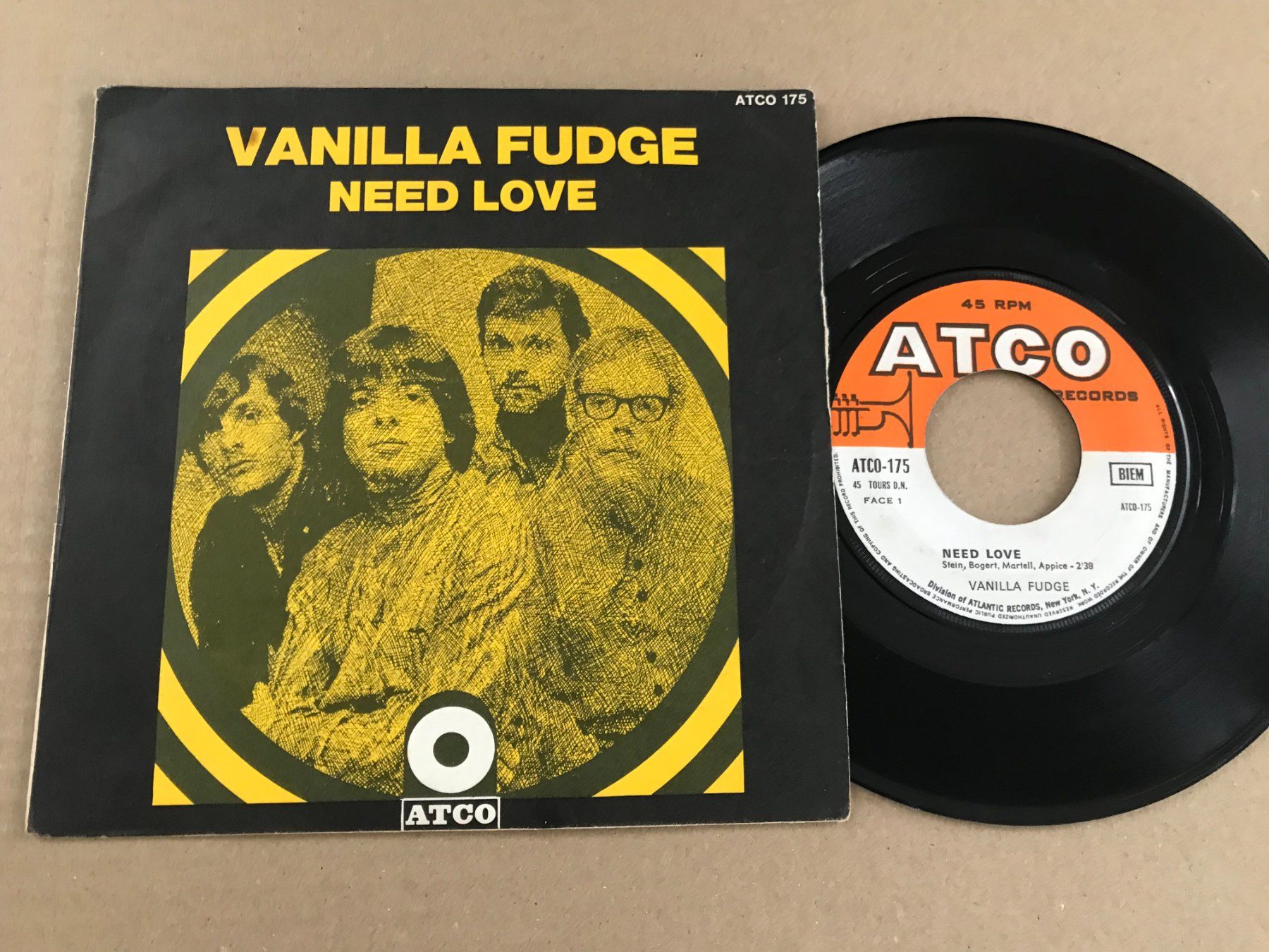 Dischi in vinile: VANILLA FUDGE -  Need Love - 7" – Usato da Buchs AG venduto da Archie