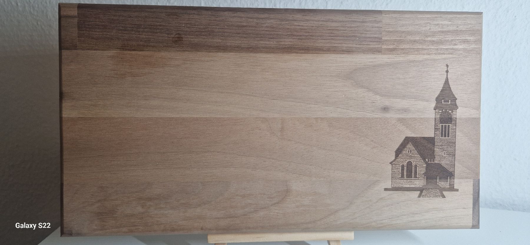 Articoli in legno: Schönes Holzbrett Nussbaum – Nuovo e nell'imballaggio originale da Brütten venduto da Matossa1 1