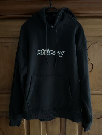 Original Stüssy Hoodie Gr. M schwarz