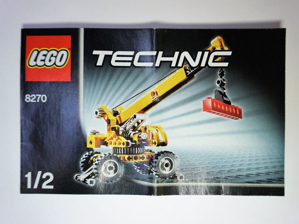frygt Tilpasning Diligence LEGO® Technic Nr. 8270, Mini-Geländekran | Kaufen auf Ricardo