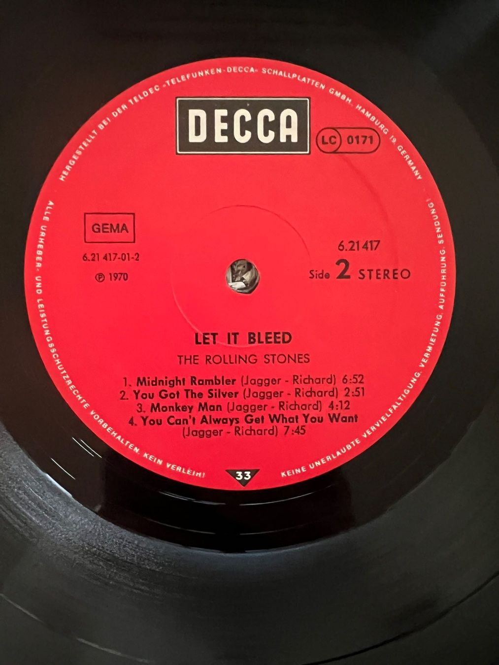 Vinyles: Rolling Stones - Let It Bleed / LP Vinyl, 1970, Germany – D'occasion à Schaffhausen par Mond689 7