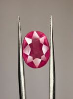 Ab 1 Fr. - 6.38 ct natürlicher Rubin Edelstein