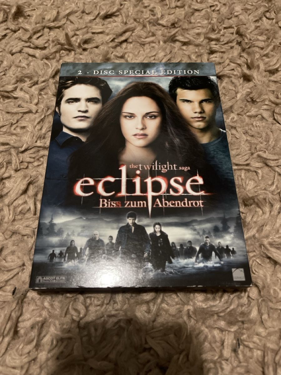 Tutti i DVDs: Twilight Eclipse Biss zum Abendrot DVD - Top Zustand! – Usato da Unterkulm venduto da AnoliOccasion