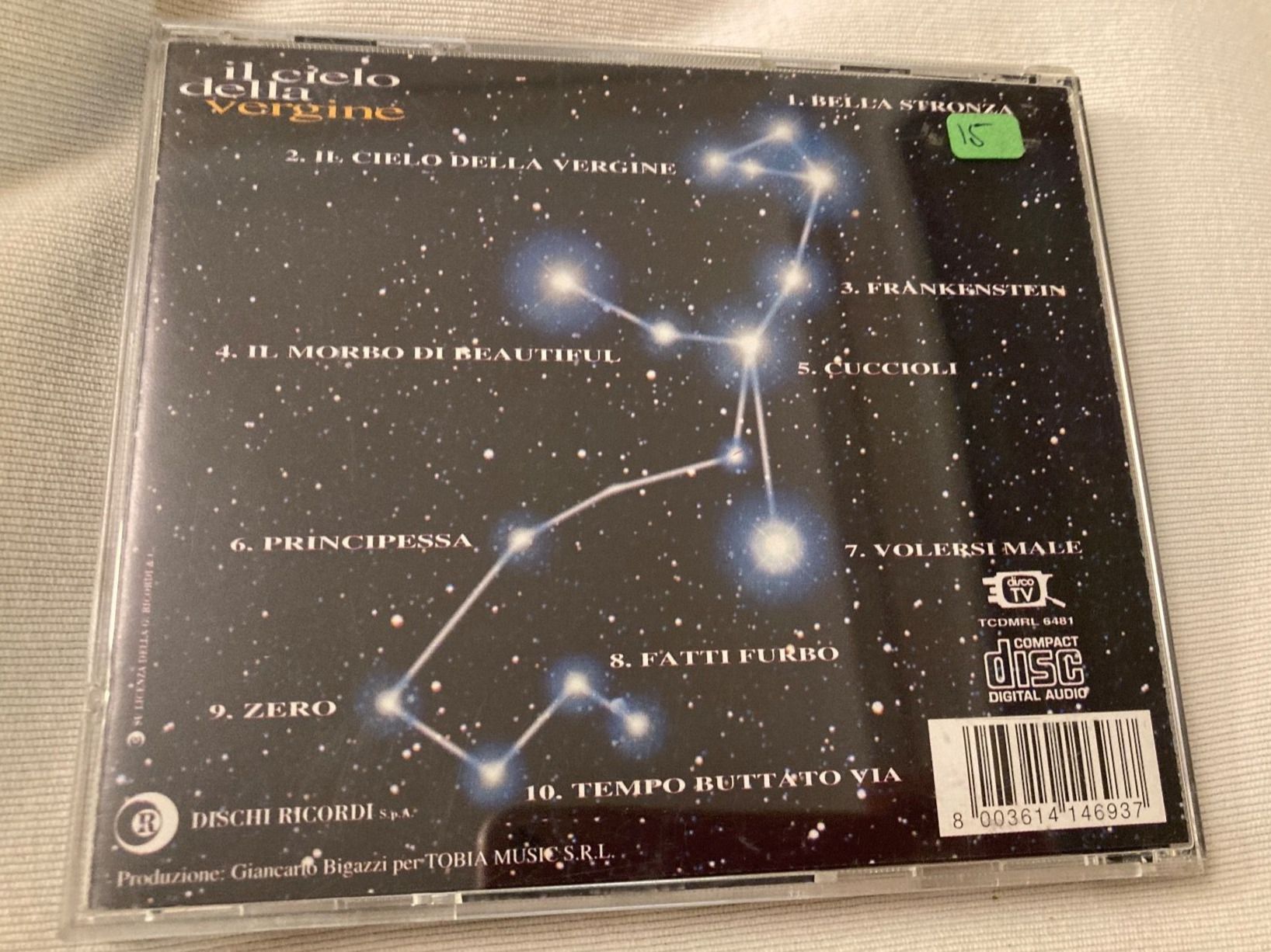 CDs: CD, Marco Masini, il cielo della vergine – Gebraucht aus Baden von Yoyo1 1