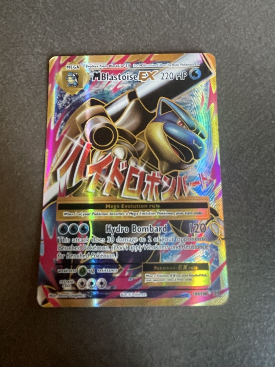 Pokémon Carte collezionabili: MBlastoiseEx 102  – Usato da Daillon venduto da Swisscards-shop