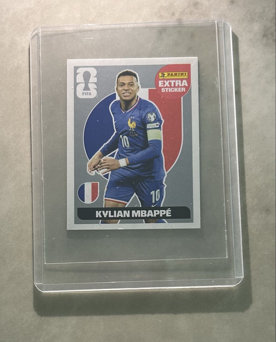 Panini Carte collezionabili: Panini 2026 Extra Sticker Kylian Mbappé – Nuovo (secondo la descrizione) da Opfikon venduto da Nerin