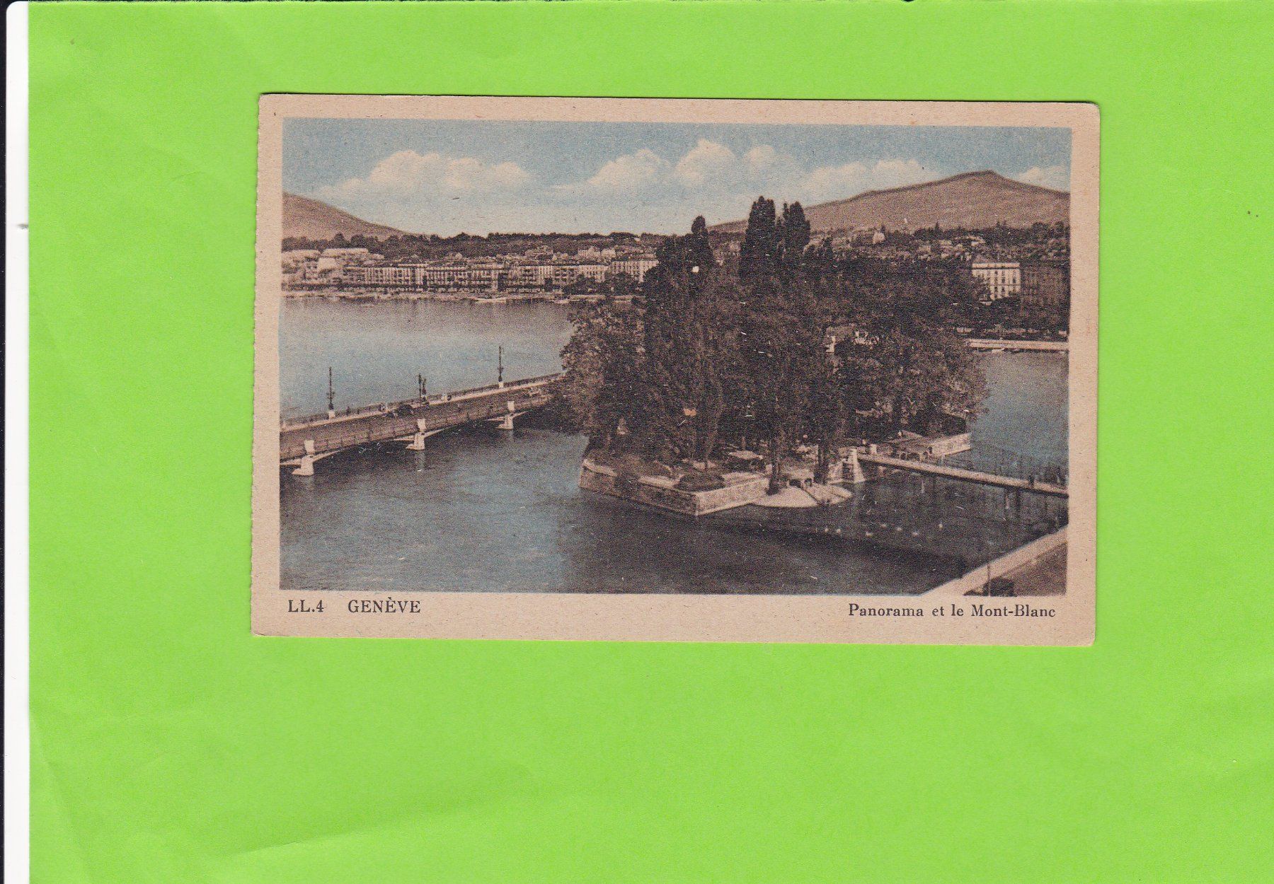 Cartes postales: Genéve-Panorama – D'occasion à St. Peterzell par neckertal