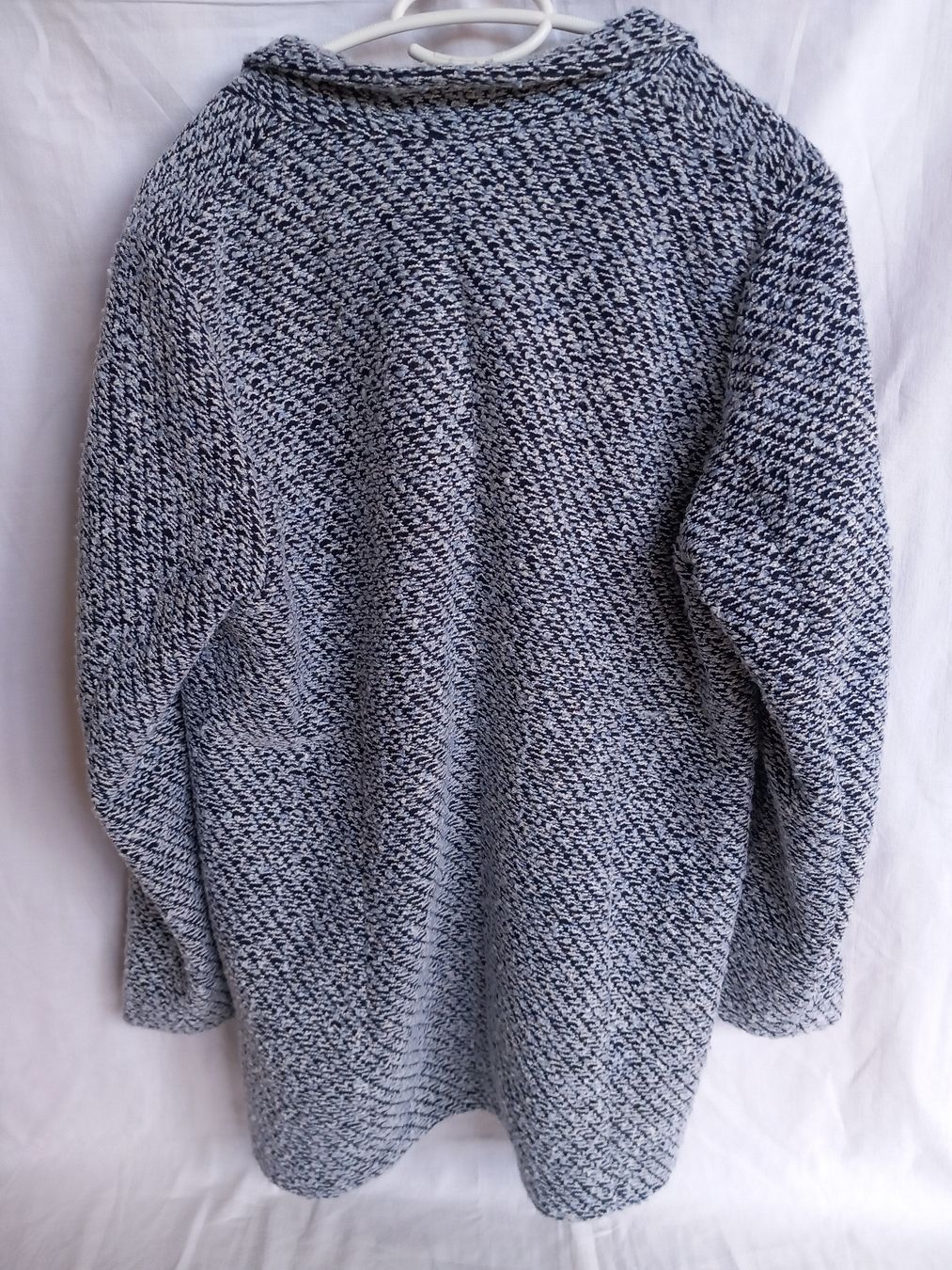 Giacche: Veste texturée bleue et blanche Taille 40 – Nuovo (secondo la descrizione) da Faoug venduto da per_kp6r 1