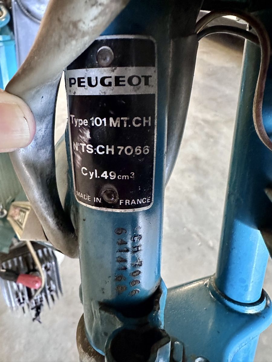 Peugeot Ciclomotori: Peugeot 101 MT.CH Mofa – Usato da Raperswilen venduto da rugasum58 4
