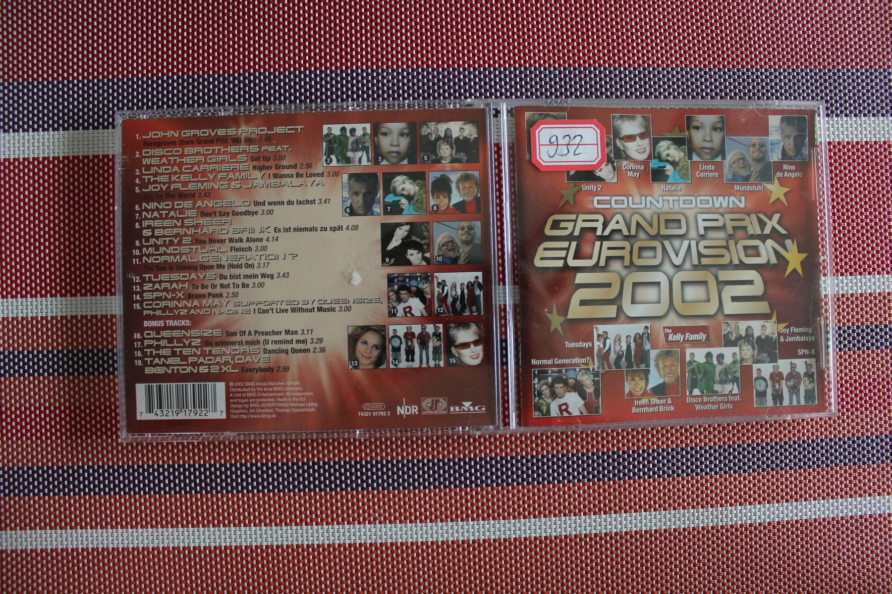 CD: Countdown Grand Prix Eurovision 2002 CD ( 932) – Usato da Geroldswil venduto da CD-Verkauf-2022
