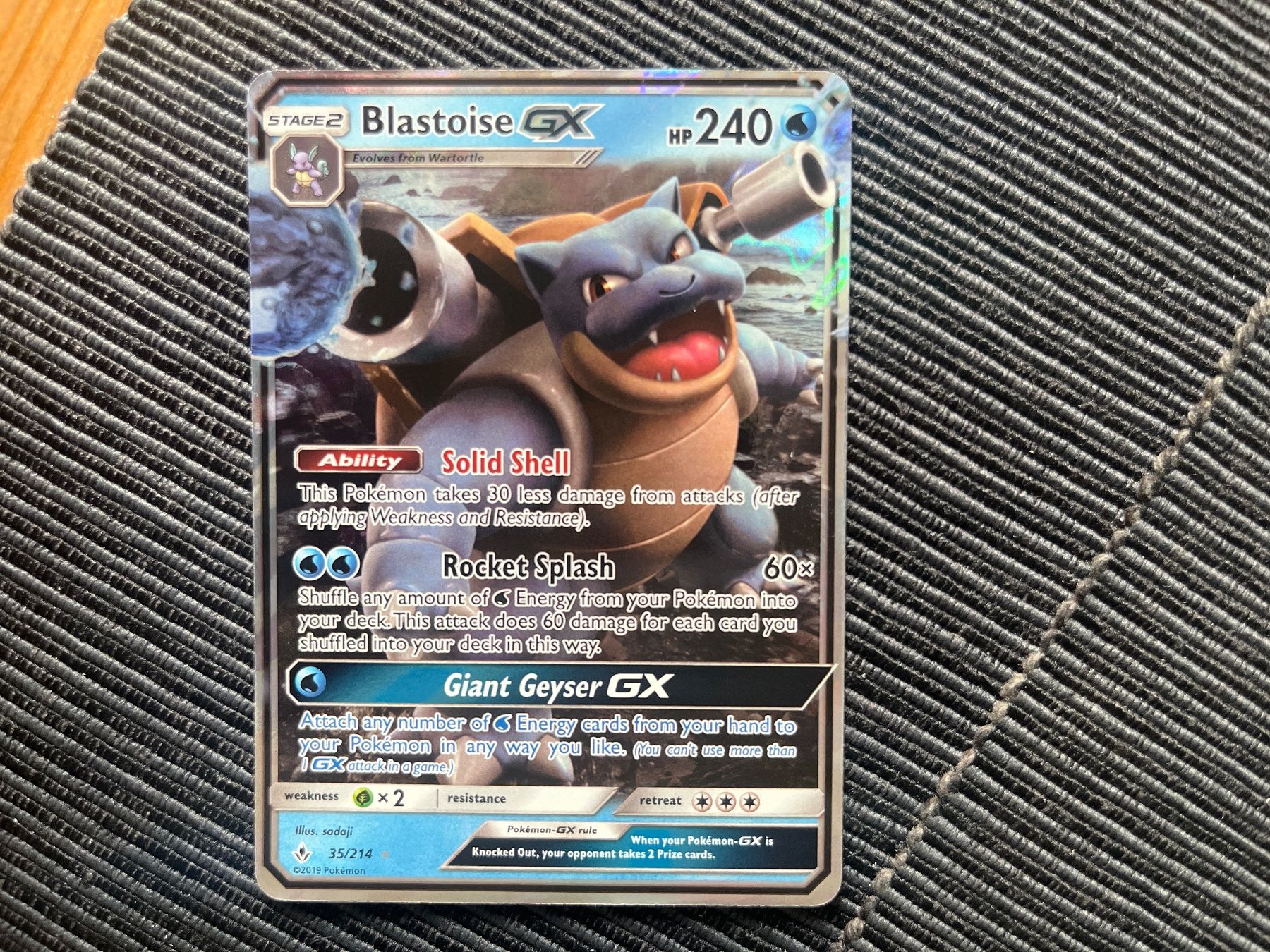 Pokémon Sammelbilder & Trading cards: Pokemon Blastoise GX Unbroken Bonds near Mint – Neu (gemäss Beschreibung) aus Wabern von Collectfun