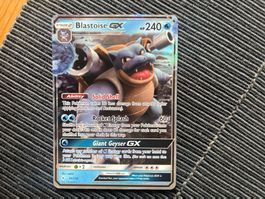 Pokemon Blastoise GX Unbroken Bonds near Mint