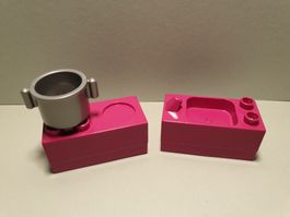 Lego Duplo (D32) Möbel Küche pink