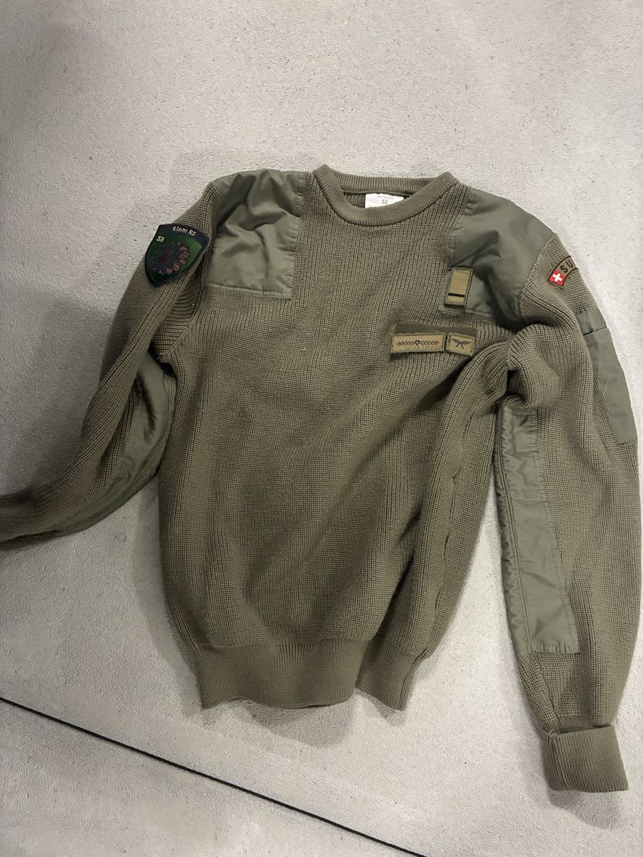 Schweizer Armee Maglioni & Felpe: Instruktor pullover 52 für schweizer offiziere – Usato da Oberiberg venduto da reimet 4
