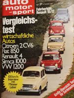 AMS 21/71 Fiat 850 Simca 1000 2 CV VW 1200 Volvo R4 15 17 xx