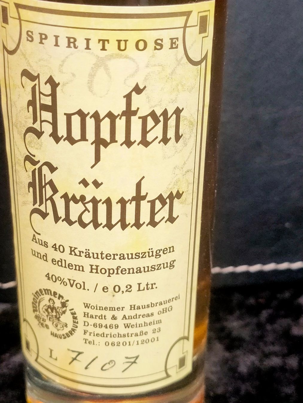 Bevande alcoliche: HOPFEN KRÄUTER – Nuovo (secondo la descrizione) da Genève venduto da Leboucheoreilles 5