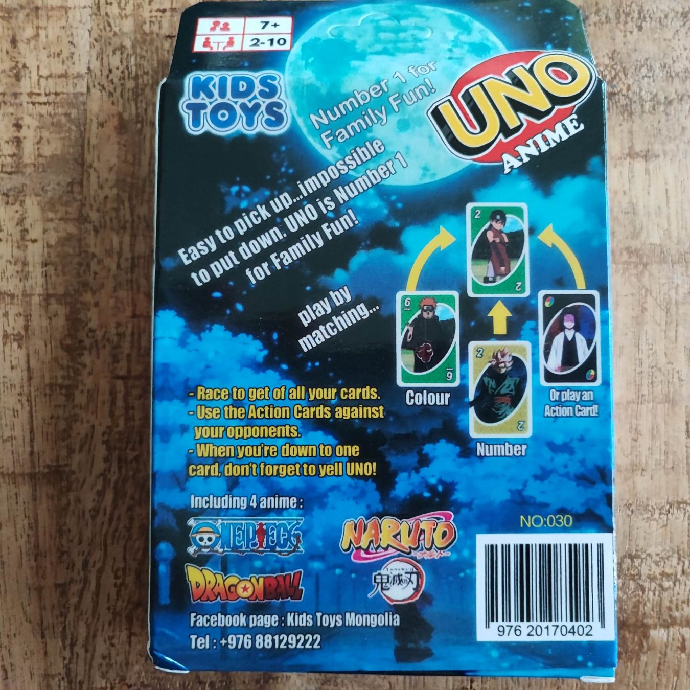 Giochi: ANIME - UNO - NEU & ORIGINALVERPACKT – Nuovo e nell'imballaggio originale da Dübendorf venduto da kb86_MOVIE 1