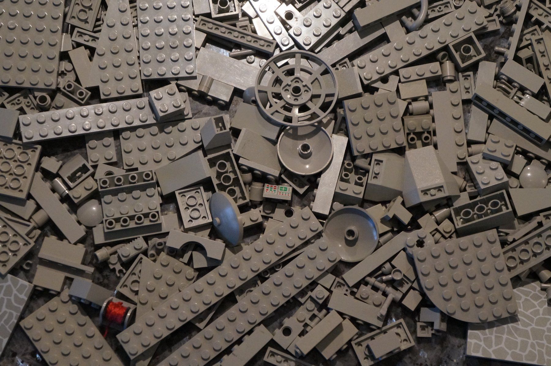 Lego Giocattoli: Lego Lot in der Farbe althellgrau. – Usato da bronschhofen venduto da blackpearl01 9