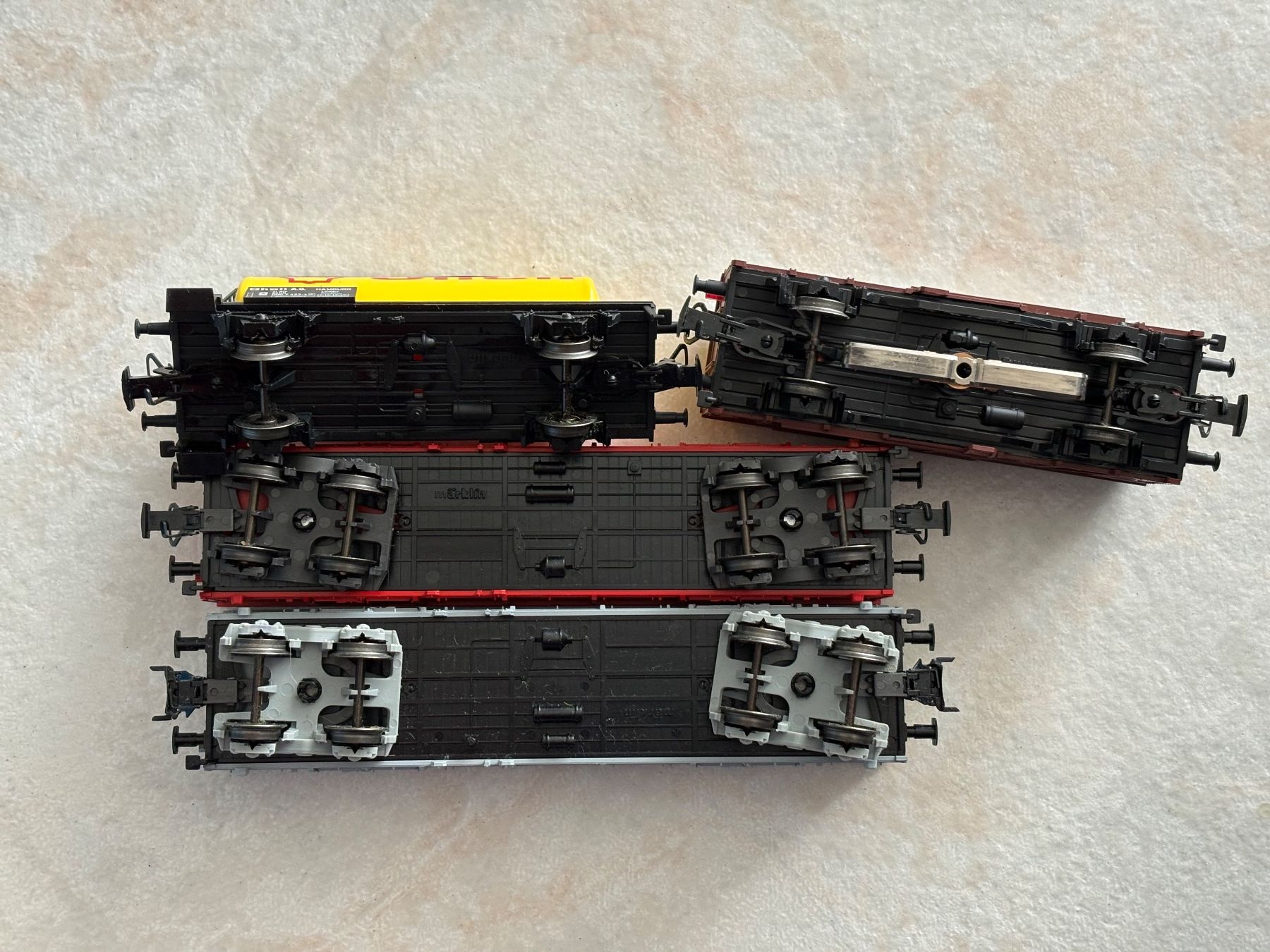 Märklin Modellini di ferrovie: 4x Marklin Guterwagen HO – Nuovo (secondo la descrizione) da Hauterive NE venduto da eriamch 3